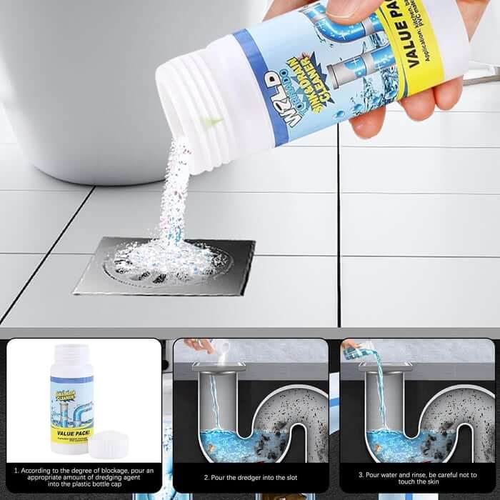 ⚡Powerful Sink & Drain Cleaner Powder – Clears Tough Clogs Fast