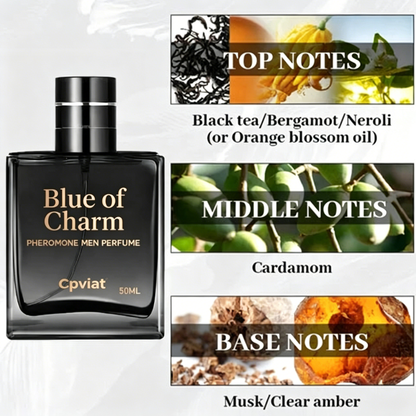 Blue of Charm Pheromone Men Perfume!One Spray, Instant Extra Natural Charm